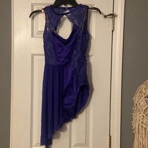 Purple contemporary costume